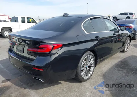 2021 BMW 530I из США, поврежденный, VIN WBA53BH02MWX13950